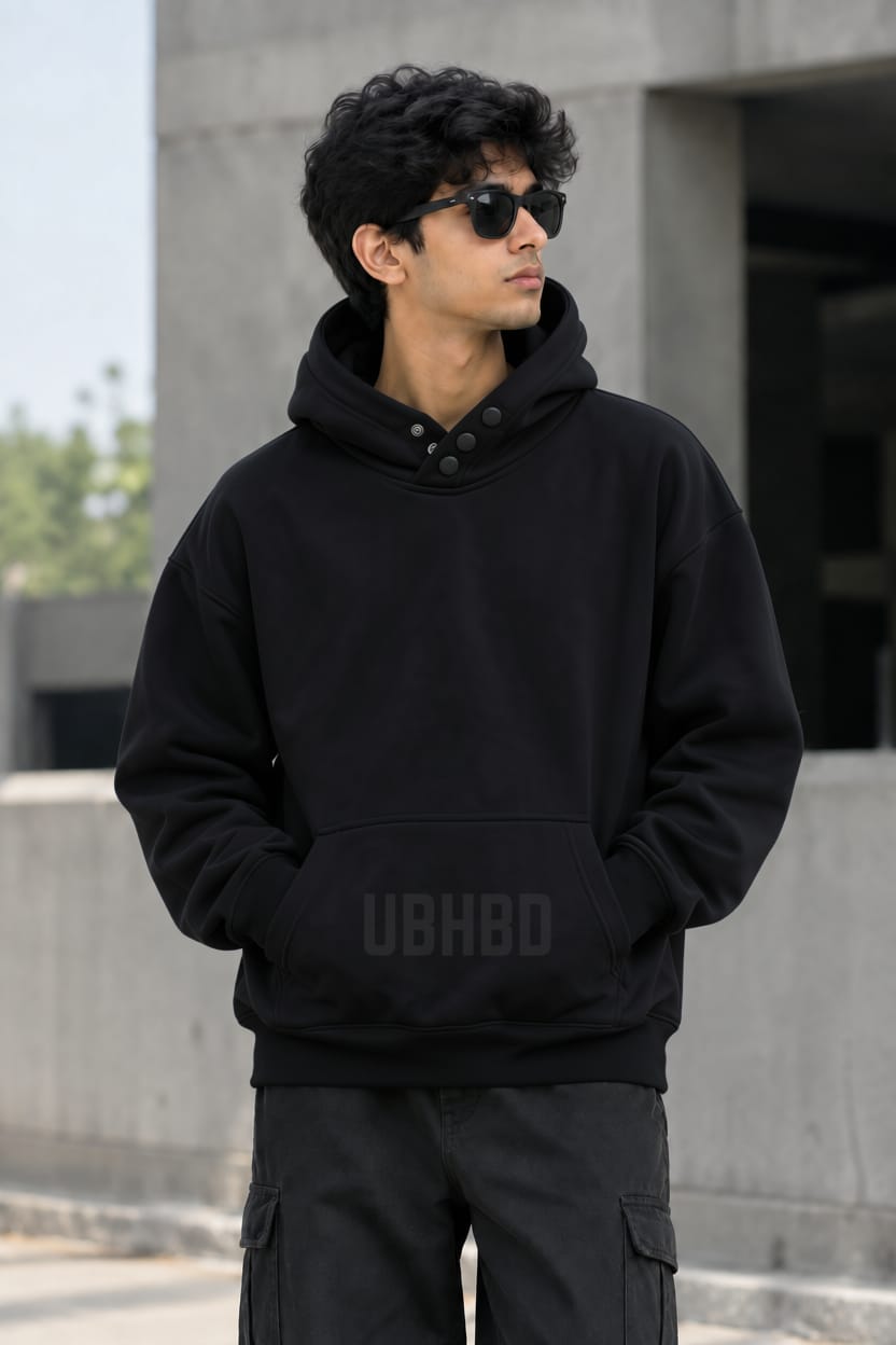 Solid Dropshoulder Hoodie